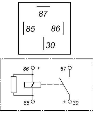 RA400112RN 40 Amp Relay with Resistor