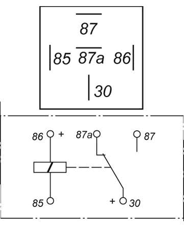 RC400112NN 40 Amp Relay SPDT