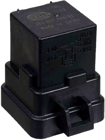 12 Volt DC 40 amp heavy duty Hella relay 007794321